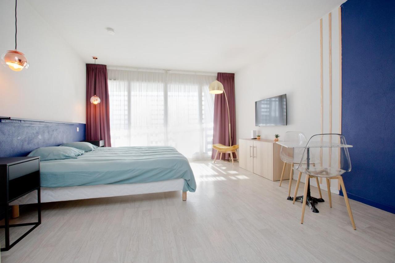 Grand Studio Avec Climatisation, Balcon Proche Gare Centre Ville Lourdes Exterior foto